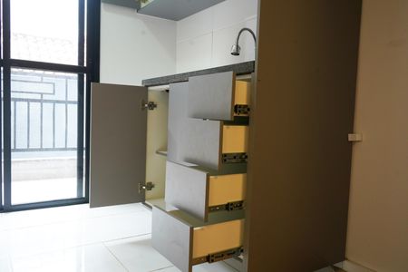 Apartamento para alugar com 33m², 1 quarto e sem vaga Apartamento para alugar com 33m², 1 quarto e sem vagaDetalhe da cozinha