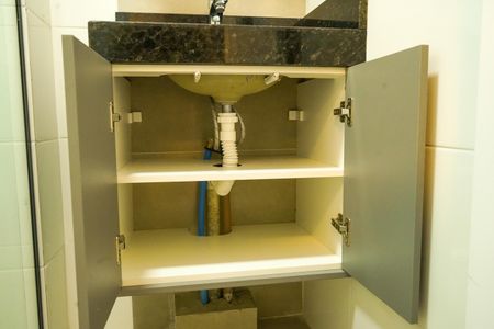 Apartamento para alugar com 33m², 1 quarto e sem vaga Apartamento para alugar com 33m², 1 quarto e sem vagaDetalhe do banheiro