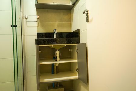 Apartamento para alugar com 33m², 1 quarto e sem vaga Apartamento para alugar com 33m², 1 quarto e sem vagaDetalhe do banheiro