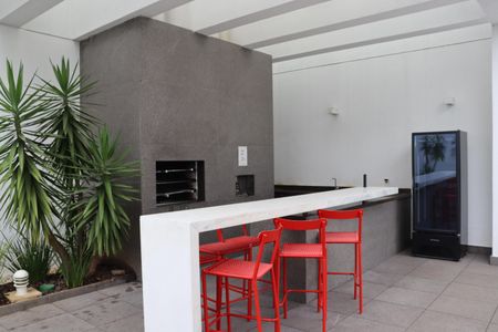 Studio para alugar com 36m², 1 quarto e 1 vagaChurrasqueira