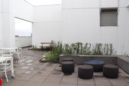 Studio para alugar com 36m², 1 quarto e 1 vagaChurrasqueira