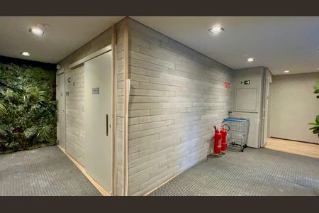 Studio para alugar com 27m², 1 quarto e sem vaga Studio para alugar com 27m², 1 quarto e sem vagaHall de entrada