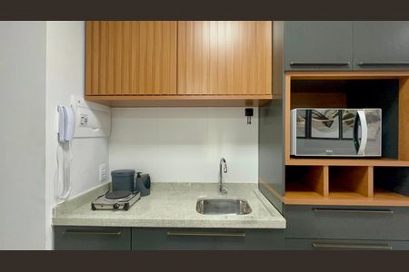 Studio para alugar com 27m², 1 quarto e sem vaga Studio para alugar com 27m², 1 quarto e sem vagaCozinha