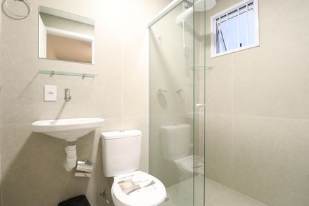 Banheiro de apartamento para alugar com 1 quarto, 26m² em Barra Funda, São Paulo