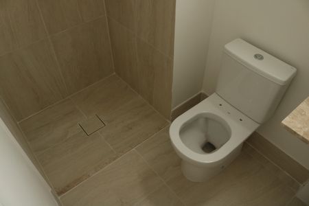 Banheiro de kitnet/studio à venda com 1 quarto, 29m² em Perdizes, São Paulo