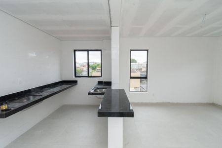 Sala de apartamento à venda com 3 quartos, 80m² em Inconfidentes, Contagem