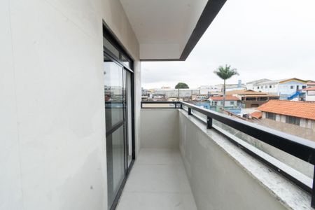 Varanda da Sala de apartamento à venda com 3 quartos, 80m² em Inconfidentes, Contagem