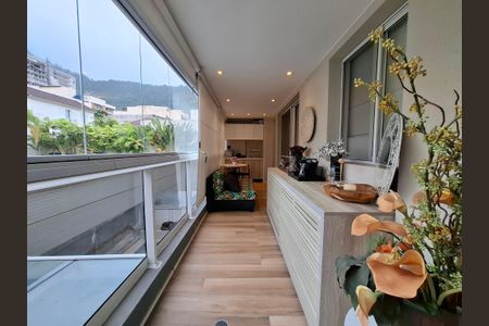 Varanda  de apartamento para alugar com 2 quartos, 80m² em Botafogo, Rio de Janeiro