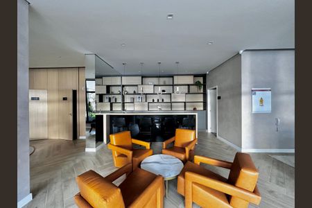 Studio para alugar com 28m², 0 quarto e sem vaga Studio para alugar com 28m², 0 quarto e sem vagaSalão de Festas