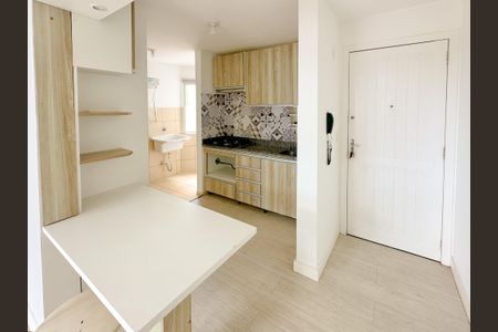 Sala/Cozinha de apartamento para alugar com 2 quartos, 57m² em Sertão do Maruim, São José