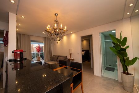 Sala de apartamento para alugar com 1 quarto, 66m² em Melville Empresarial Ii, Barueri