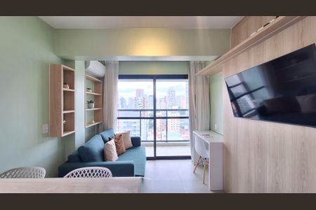 Sala/Cozinha de apartamento à venda com 1 quarto, 29m² em Pompeia, São Paulo