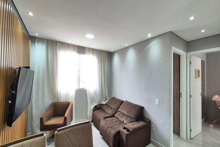 Sala de apartamento para alugar com 2 quartos, 43m² em Jardim Rossin, Campinas