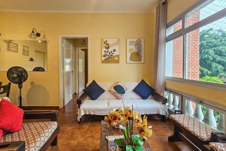 Sala de apartamento para alugar com 2 quartos, 90m² em Balneario Cidade Atlantica, Guarujá