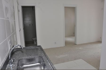 Apartamento à venda com 41m², 2 quartos e sem vaga Apartamento à venda com 41m², 2 quartos e sem vagaDetalhe - Cozinha Americana