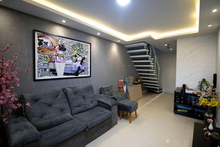 Sala de casa para alugar com 2 quartos, 87m² em Nova Cidade, São Gonçalo