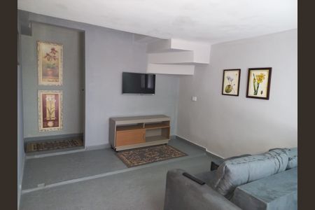 Sala de apartamento para alugar com 1 quarto, 65m² em Morro dos Barbosas, São Vicente