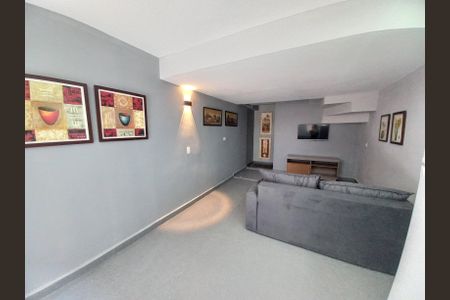 Sala de apartamento para alugar com 1 quarto, 65m² em Morro dos Barbosas, São Vicente