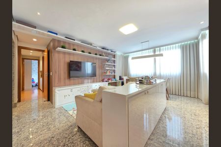 Sala  de apartamento à venda com 3 quartos, 86m² em Cruzeiro, Belo Horizonte