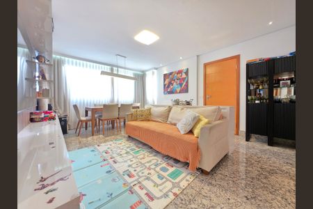 Sala de apartamento à venda com 3 quartos, 86m² em Cruzeiro, Belo Horizonte
