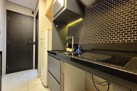 Cozinha  de kitnet/studio à venda com 1 quarto, 40m² em Centro, Campinas