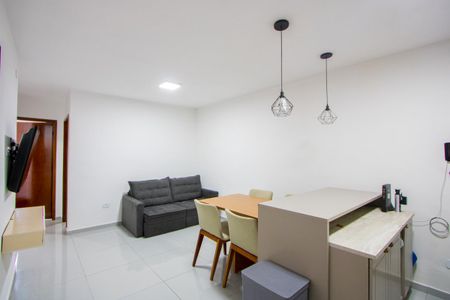 Sala de apartamento à venda com 2 quartos, 41m² em Vila Príncipe de Gales, Santo André