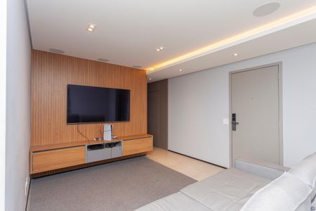 Sala de apartamento à venda com 4 quartos, 132m² em Campo Grande, São Paulo