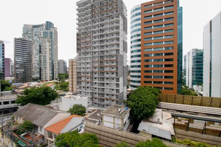 Vista do Quarto de apartamento para alugar com 1 quarto, 27m² em Pinheiros, São Paulo