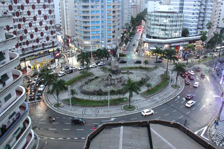 Vista da Sala de apartamento para alugar com 2 quartos, 94m² em Gonzaga, Santos