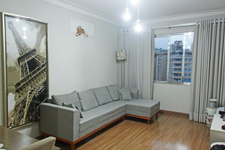 Sala de apartamento para alugar com 2 quartos, 94m² em Gonzaga, Santos