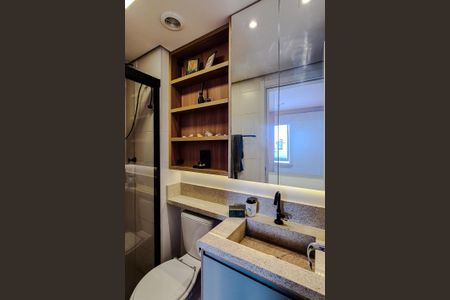 Apartamento para alugar com 31m², 1 quarto e sem vaga Apartamento para alugar com 31m², 1 quarto e sem vagaBanheiro da Suíte