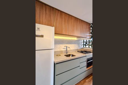 Apartamento para alugar com 31m², 1 quarto e sem vaga Apartamento para alugar com 31m², 1 quarto e sem vagaCozinha e Área de Serviço