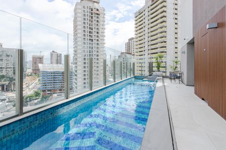 Studio para alugar com 25m², 1 quarto e sem vagaPiscina