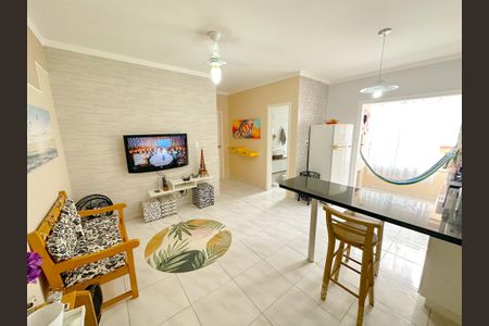 Sala de TV de apartamento para alugar com 2 quartos, 60m² em Ingleses Norte, Florianópolis