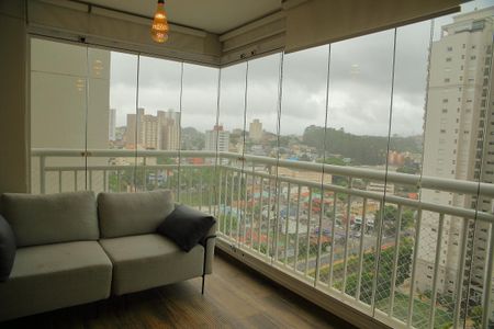 Sala- sacada -Gourmet  de apartamento à venda com 3 quartos, 128m² em Nova Petrópolis, São Bernardo do Campo