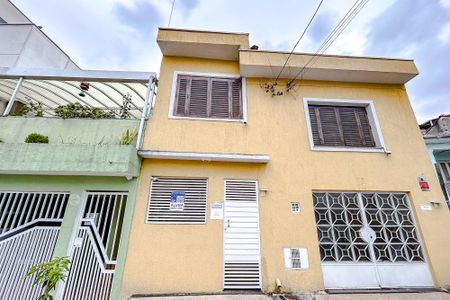 Casa para alugar com 48m², 1 quarto e sem vagaFachada com Plaquinha