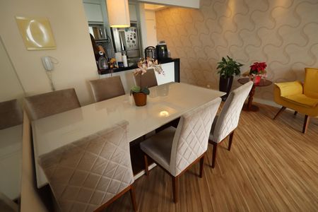 Sala de Jantar de apartamento à venda com 2 quartos, 73m² em Jardim, Santo André