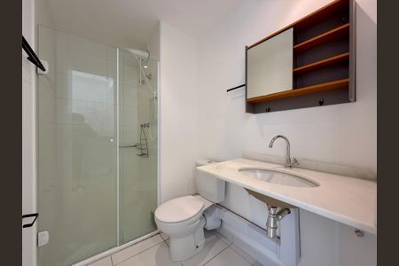 Studio para alugar com 27m², 0 quarto e sem vaga Studio para alugar com 27m², 0 quarto e sem vagaBanheiro