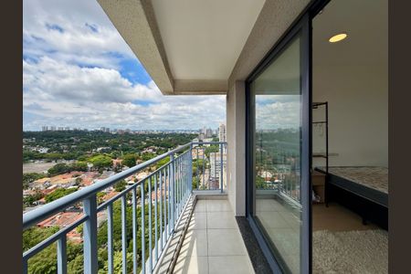 Sacada  de kitnet/studio para alugar com 0 quarto, 27m² em Santo Amaro, São Paulo