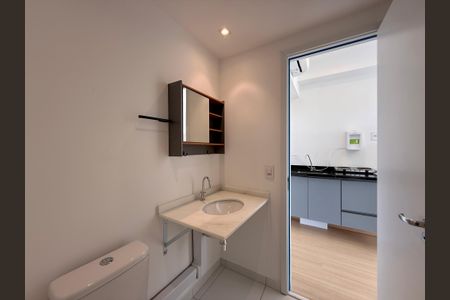 Studio para alugar com 27m², 0 quarto e sem vaga Studio para alugar com 27m², 0 quarto e sem vagaBanheiro