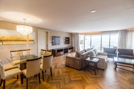 Sala  de apartamento para alugar com 3 quartos, 180m² em Alphaville Conde I, Barueri