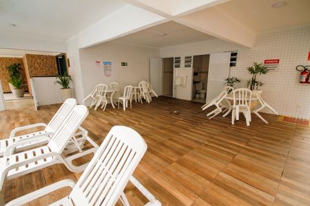 Área comum - Piscina de apartamento para alugar com 3 quartos, 121m² em Aviação, Praia Grande