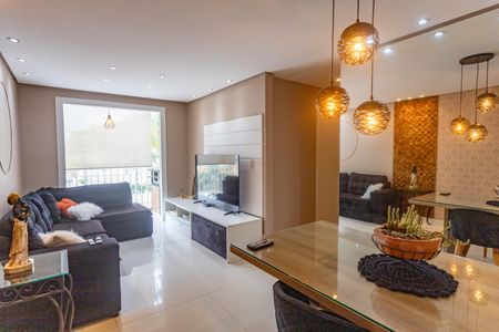 Sala  de apartamento à venda com 2 quartos, 70m² em Taboão, São Bernardo do Campo