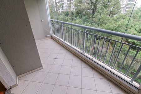 Varanda da Sala de apartamento para alugar com 2 quartos, 69m² em Vila Morumbi, São Paulo
