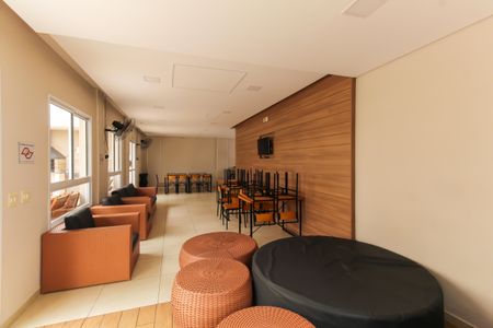 Apartamento para alugar com 38m², 1 quarto e 1 vaga Apartamento para alugar com 38m², 1 quarto e 1 vagaÁrea comum - Salão de festas