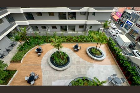 Vista da Varanda da Sala de kitnet/studio para alugar com 1 quarto, 27m² em Pinheiros, São Paulo