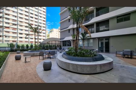 Apartamento para alugar com 27m², 1 quarto e sem vaga Apartamento para alugar com 27m², 1 quarto e sem vagaÁrea Comum - Espaço de Lazer Externo