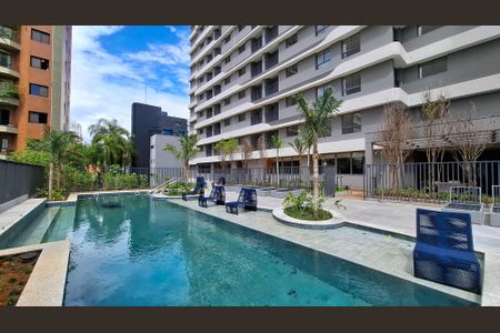 Apartamento para alugar com 27m², 1 quarto e sem vaga Apartamento para alugar com 27m², 1 quarto e sem vagaÁrea Comum - Piscina