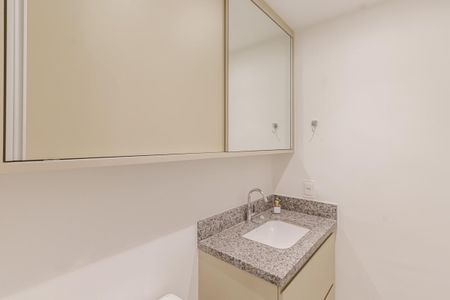 Studio para alugar com 25m², 1 quarto e sem vagaBanheiro da Suíte