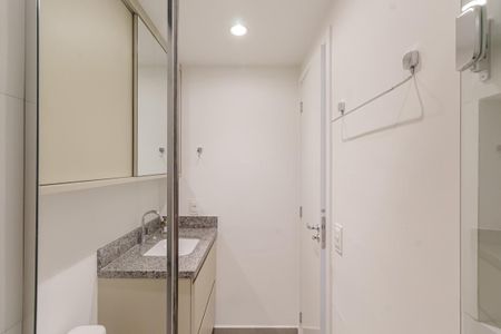 Studio para alugar com 25m², 1 quarto e sem vagaBanheiro da Suíte